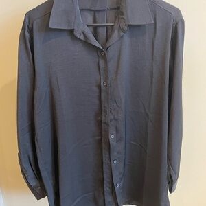 Classic Black Button-Up Shirt